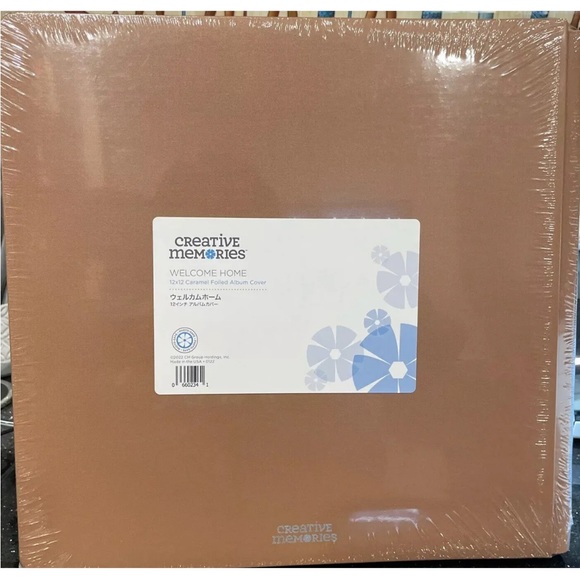 Creative Memories Foiled Welcome Home Caramel Album Cover 12x12 Brand New - Picture 4 of 7